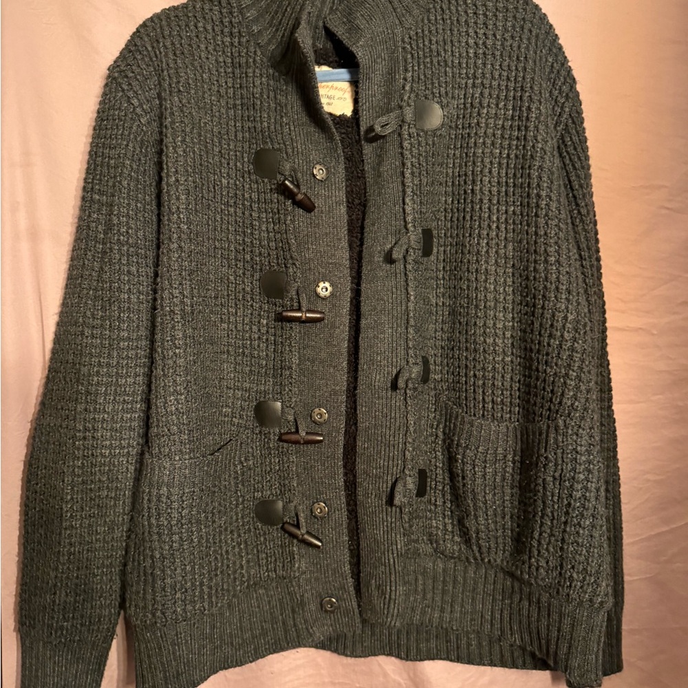 Weatherproof Vintage Black Fleece Jacket